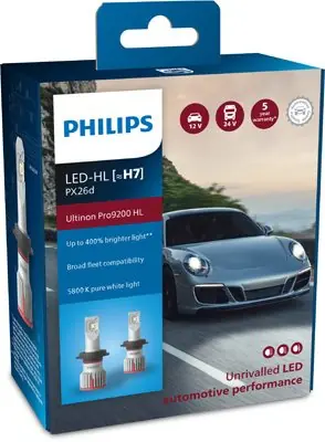 Szybka wysyłka Żarówka, reflektor dalekosiężny PHILIPS 11972U92X2