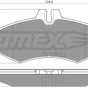 Sprawdź teraz Zestaw klocków hamulcowych, hamulce tarczowe TOMEX BRAKES TX 12-23