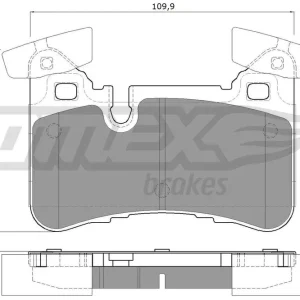 Zestaw klocków hamulcowych, hamulce tarczowe TOMEX BRAKES TX 12-67 Oferta limitowana