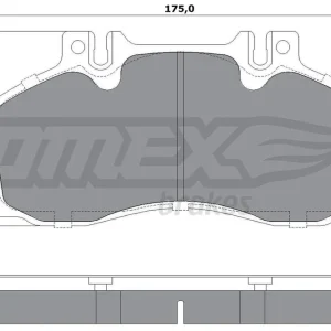Ekspresowa dostawa Zestaw klocków hamulcowych, hamulce tarczowe TOMEX BRAKES TX 12-88