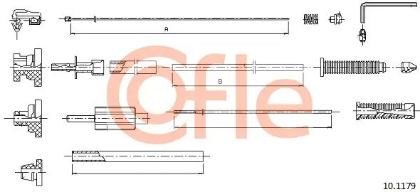 Linka gazu COFLE 10.1179 Premium