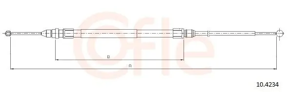 Cięgło, hamulec postojowy COFLE 10.4234 Oferta