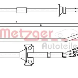 Wyjątkowa oferta Cięgło, hamulec postojowy METZGER 10.8189