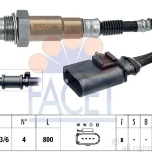 Wyprzedaż Sonda lambda FACET 10.8531
