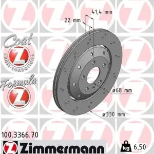 Bestseller Tarcza hamulcowa ZIMMERMANN 100.3366.70