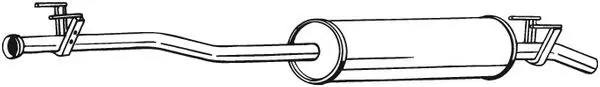 Nowy Tłumik środkowy BOSAL 287-355
