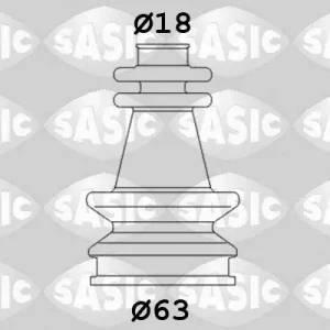 Wyjątkowa oferta Zestaw osłon, wał napędowy SASIC 2873703