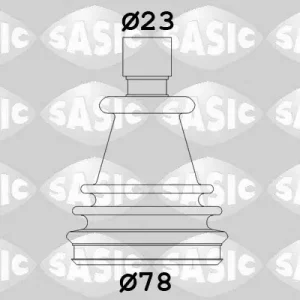 Dostępne od ręki Zestaw osłon, wał napędowy SASIC 2933163