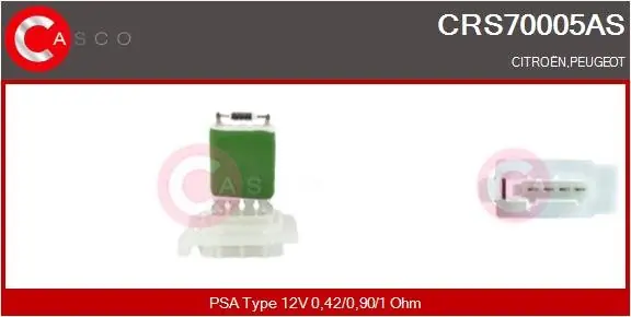 Bestseller Opornik, wentylator wewnętrzny CASCO CRS70005AS