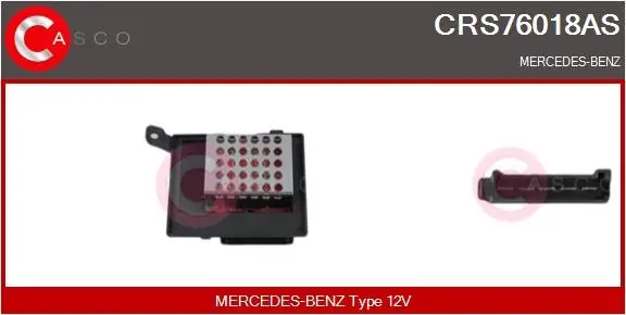 Bezpieczna płatność Opornik, wentylator wewnętrzny CASCO CRS76018AS