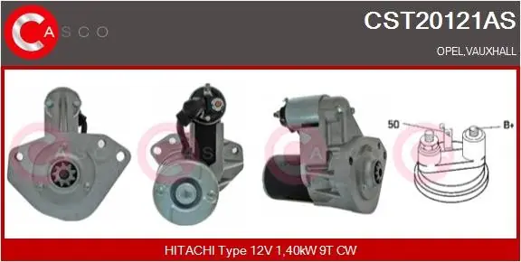 Zniżka Rozrusznik CASCO CST20121AS