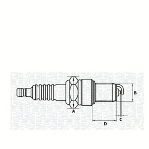 Świeca zapłonowa MAGNETI MARELLI 062000770304 Super okazja