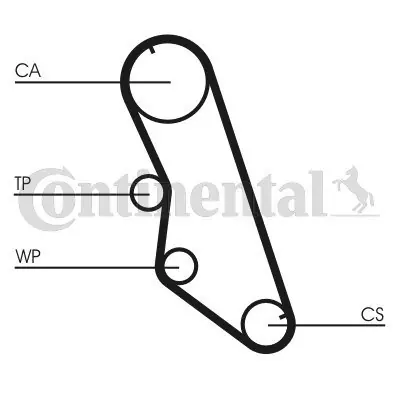 Bezpieczne zakupy Pompa wodna + zestaw paska rozrządu CONTINENTAL CTAM CON CT754WP2
