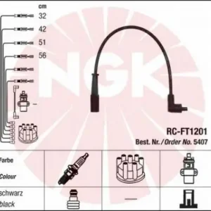 Dodaj do koszyka Zestaw przewodów zapłonowych NGK 5407
