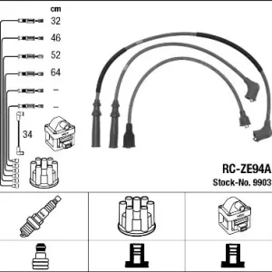 Zestaw przewodów zapłonowych NGK 9903 Oferta czasowa