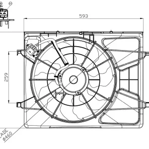 Tylko do końca tygodnia WENTYLATOR KIA