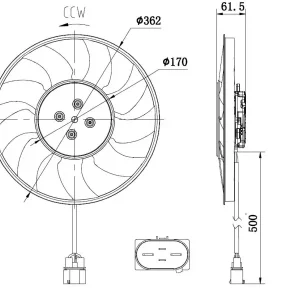 WENTYLATOR AUDI Ekspresowa dostawa