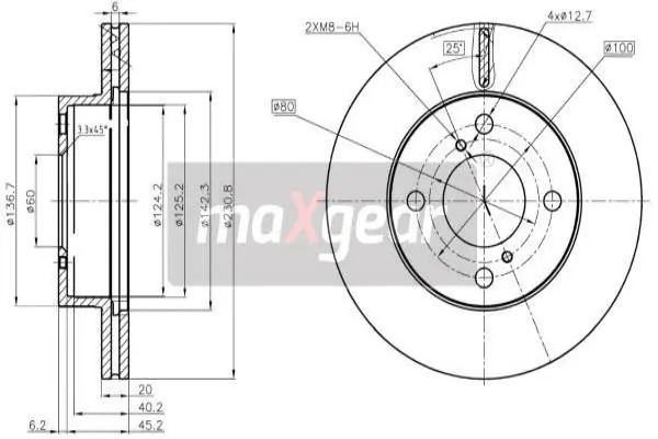 Szybka dostawa TARCZA HAM. SUZUKI P. ALTO 1,0 09-