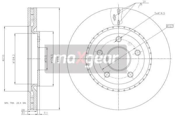 Ostatnie sztuki TARCZA HAM. FIAT P. FREEMONT 2,0 JTD/2,4-3,6 11-
