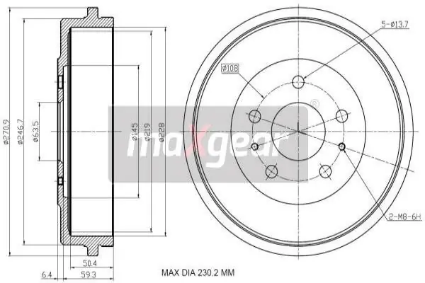 Bezpieczna płatność BĘBEN HAM. FORD T. FOCUS 04-