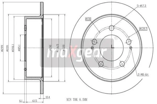 Ostatnia szansa TARCZA HAM. SSANGYONG T. KYRON/ACTYON 05-