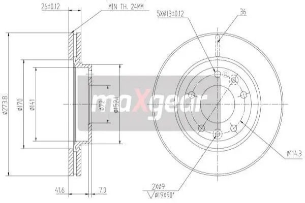 TARCZA HAM. KIA P. CARNIVAL Oferta czasowa