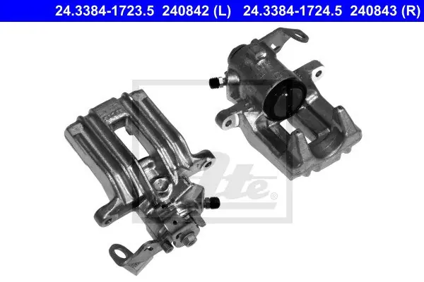 Hit sprzedaży Zacisk hamulcowy ATE 24338417235 1J0615423 VW GOLF IV 97-99 LT