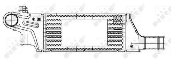 Dostępne od ręki Intercooler NRF 30429 1302113