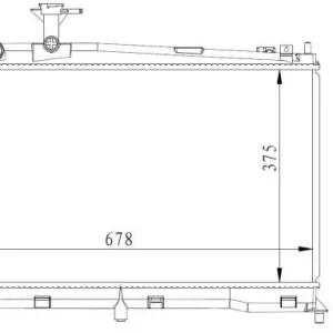 Chłodnica silnika NRF 53411 LF1715200 Taniej