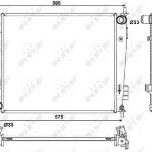 Chłodnica silnika NRF 53057 253102K000 Cena promocyjna