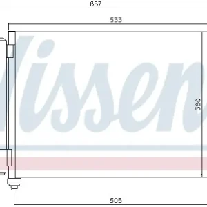 Chłodnica klimatyzacji z osuszaczem NISSENS 940003 Promocja