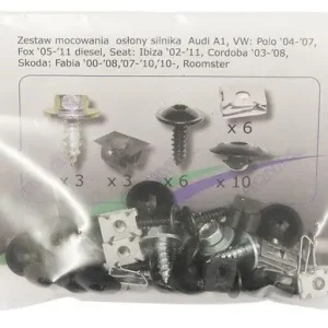 ZESTAW MOCOWANIA OSŁON SILNIKA AUDI , SEAT Do wyczerpania zapasów