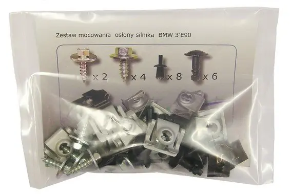 ZESTAW MOCOWANIA OSŁON SILNIKA BMW Bezpieczne zakupy