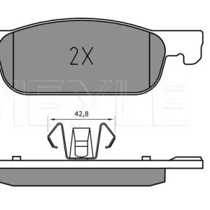 KLOCKI HAMULC.CLIO IV 12-PRZÓD DUŻE 49MMX155MM Nie przegap