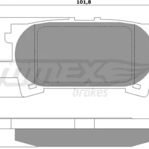 KLOCKI HAMULC. LEXUS RX300 03-08 TYŁ Szybka dostawa