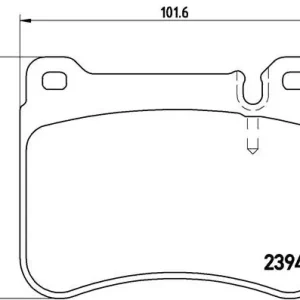 Sprawdź teraz KLOCKI HAMULC. MERCEDES W203 C-KLASA 00-07 PRZÓD